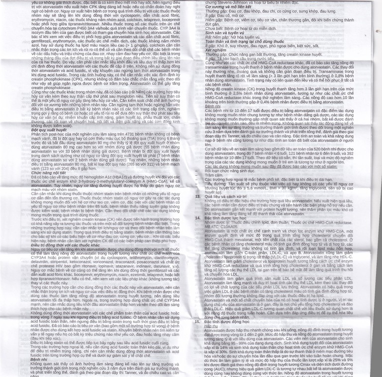 Viên nén Lipistad 10 Stella điều trị tăng cholesterol máu (3 vỉ x 10 viên)