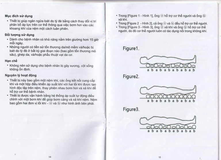 Nệm chống loét  YH Medical Model 0103A (Hàn Quốc) giúp ngăn ngừa và hỗ trợ điều trị loét do tì đè