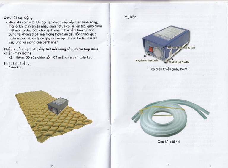 Nệm chống loét  YH Medical Model 0103A (Hàn Quốc) giúp ngăn ngừa và hỗ trợ điều trị loét do tì đè