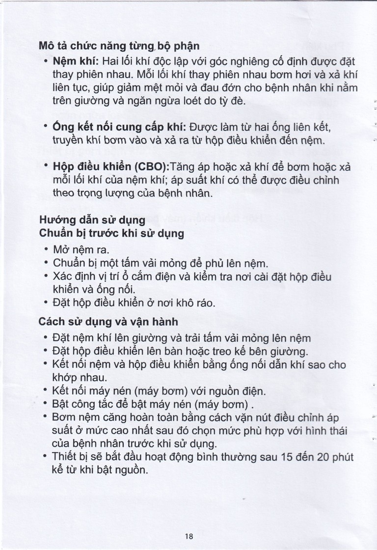 Nệm chống loét  YH Medical Model 0103A (Hàn Quốc) giúp ngăn ngừa và hỗ trợ điều trị loét do tì đè