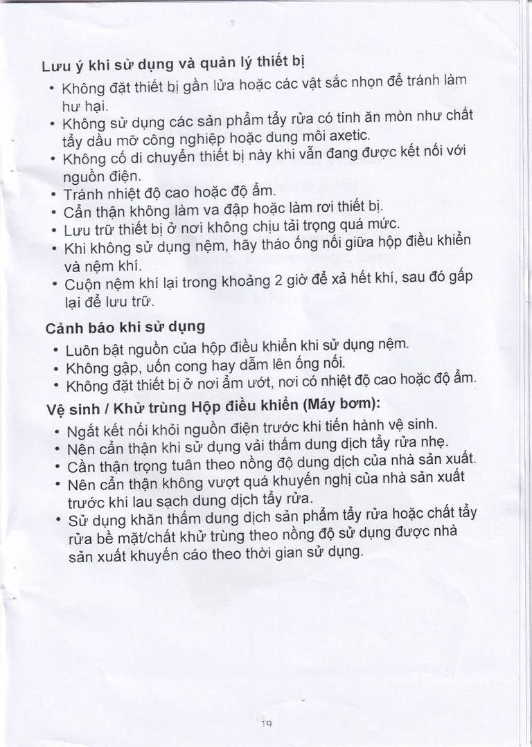 Nệm chống loét  YH Medical Model 0103A (Hàn Quốc) giúp ngăn ngừa và hỗ trợ điều trị loét do tì đè