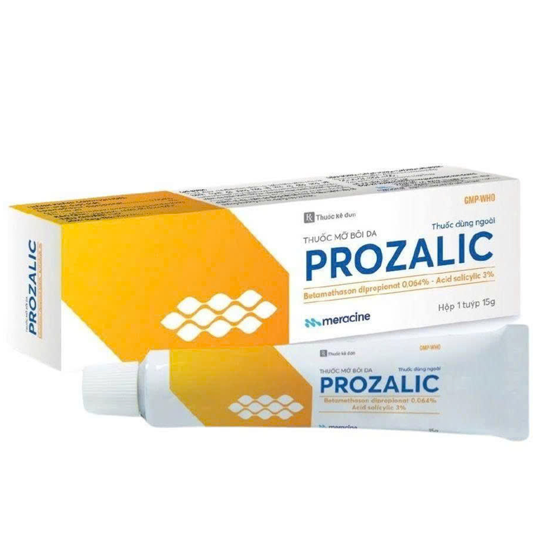 Thuốc mỡ bôi da Prozalic điều trị lichen phẳng, viêm da dị ứng mạn tính (15g)
