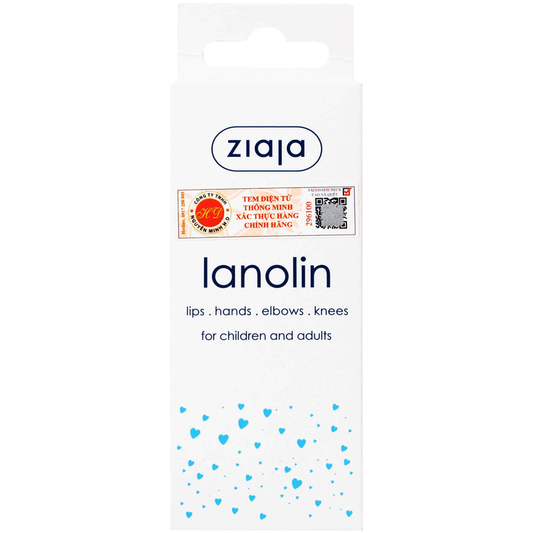 Kem Ziaja Lanolina Kosmetyczna dưỡng ẩm sâu, làm mềm (10g)