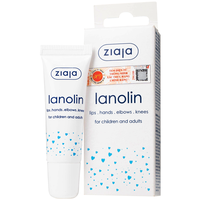Kem Ziaja Lanolina Kosmetyczna dưỡng ẩm sâu, làm mềm (10g)