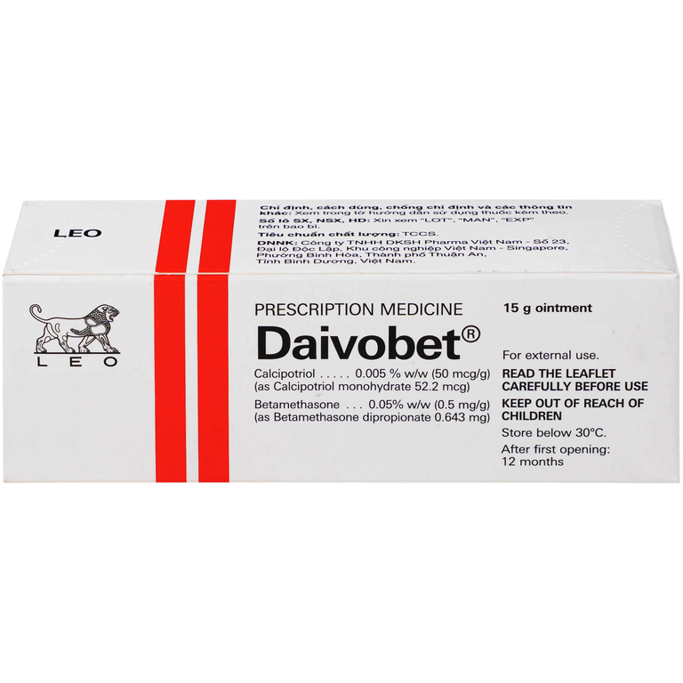 Thuốc mỡ Daivobet LEO điều trị bệnh vảy nến mảng mạn tính (15g)