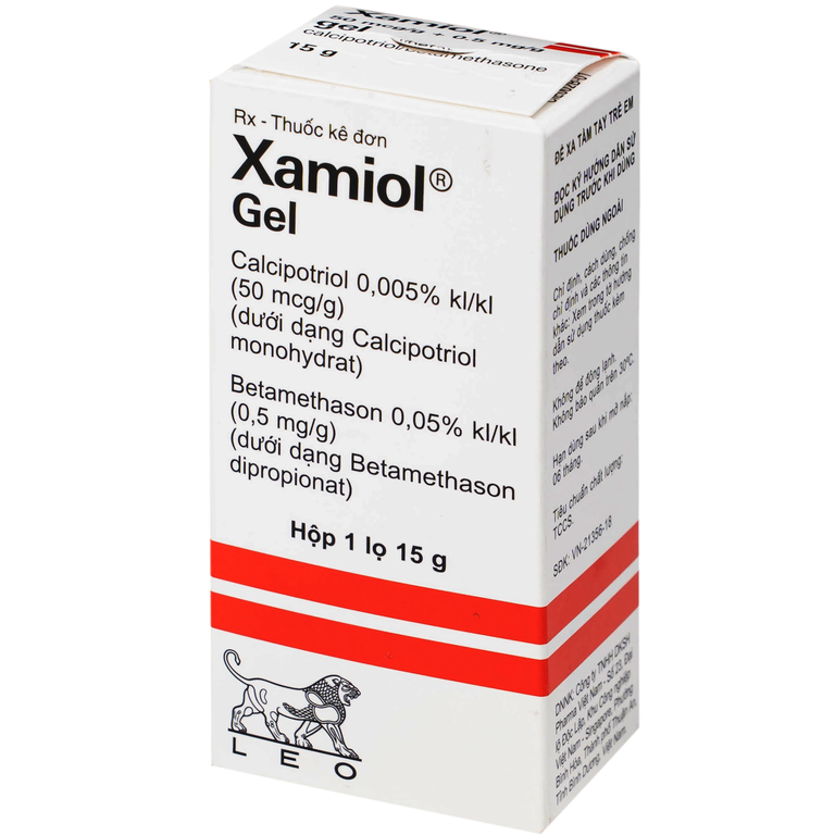 Gel Xamiol LEO điều trị tại chỗ bệnh vẩy nến da đầu (15g)