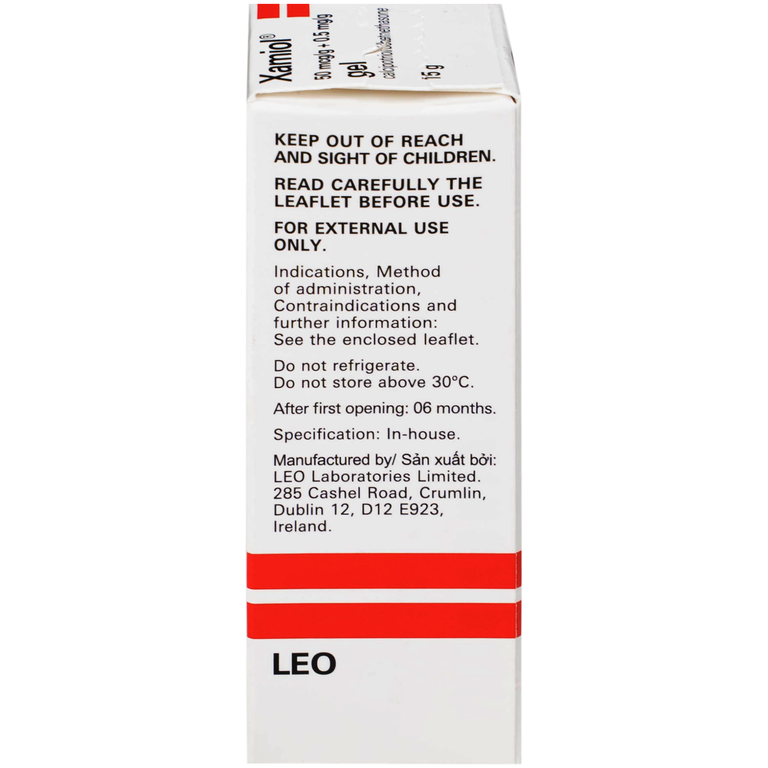 Gel Xamiol LEO điều trị tại chỗ bệnh vẩy nến da đầu (15g)