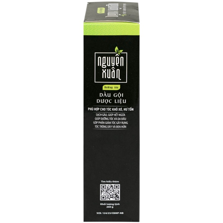 Dầu gội dược liệu Nguyên Xuân xanh lá dưỡng tóc, phục hồi tóc hư tổn (260g)