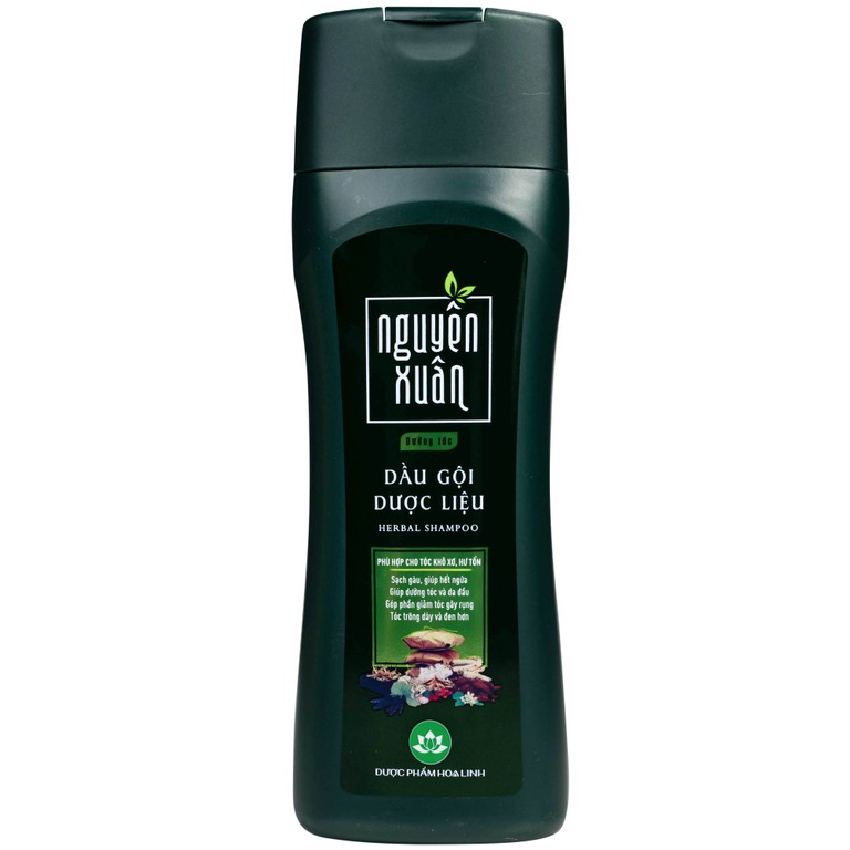 Dầu gội dược liệu Nguyên Xuân xanh lá dưỡng tóc, phục hồi tóc hư tổn (260g)