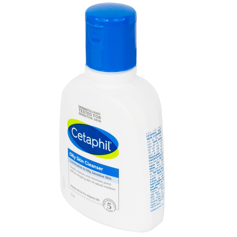 Sữa rửa mặt Cetaphil Oily Skin Cleanser cho da dầu nhạy cảm (125ml)