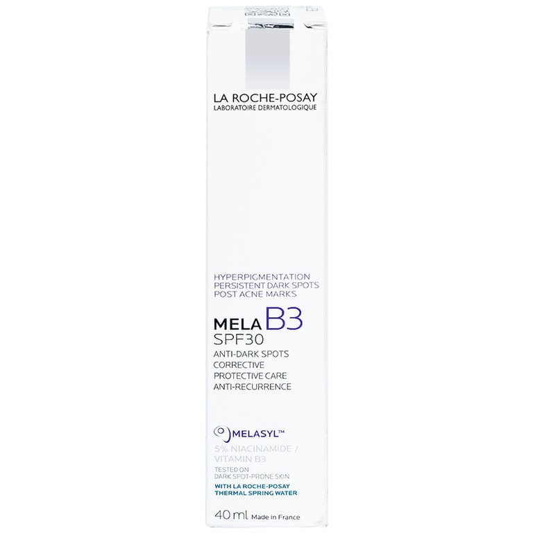 Kem dưỡng La Roche-Posay Mela B3 Cream SPF 30 dưỡng da mềm mịn, mờ thâm nám, dưỡng da sáng và đều màu 