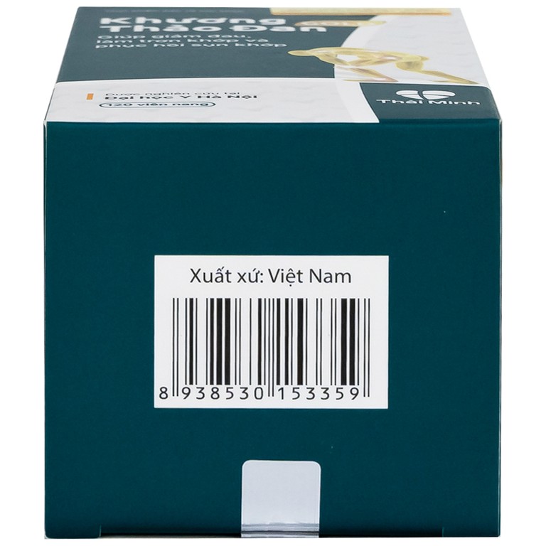 Viên uống Khương Thảo Đan Gold Thái Minh giảm đau, làm trơn khớp và phục hồi sụn khớp (120 viên)
