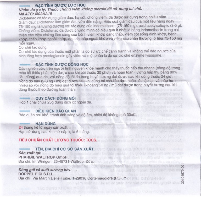 Thuốc giảm đau Traulen 4% OP Pharma dạng xịt hỗ trợ điều trị tại chỗ đau và viêm do thấp khớp (25g)