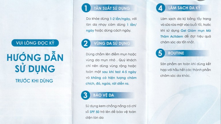 Gel bôi Actidem Derma Extra giảm mụn, mờ thâm (18g)