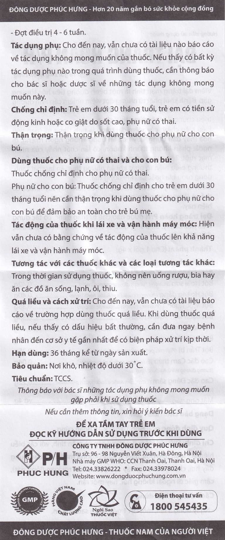 Thuốc Đại Tràng Hoàn-P/H điều trị viêm đại tràng cấp và mãn tính (10 gói x 4g)