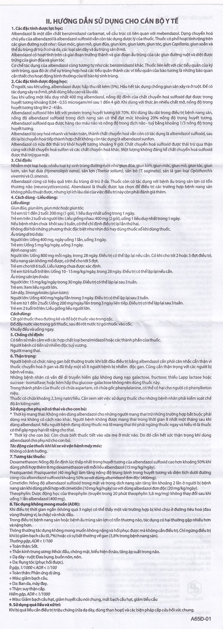 Hỗn dịch uống Akitykity-New 200mg Pharbaco vị ngọt hương cam diệt các loại giun sán, ấu trùng và trứng (2 gói x 1.5g)