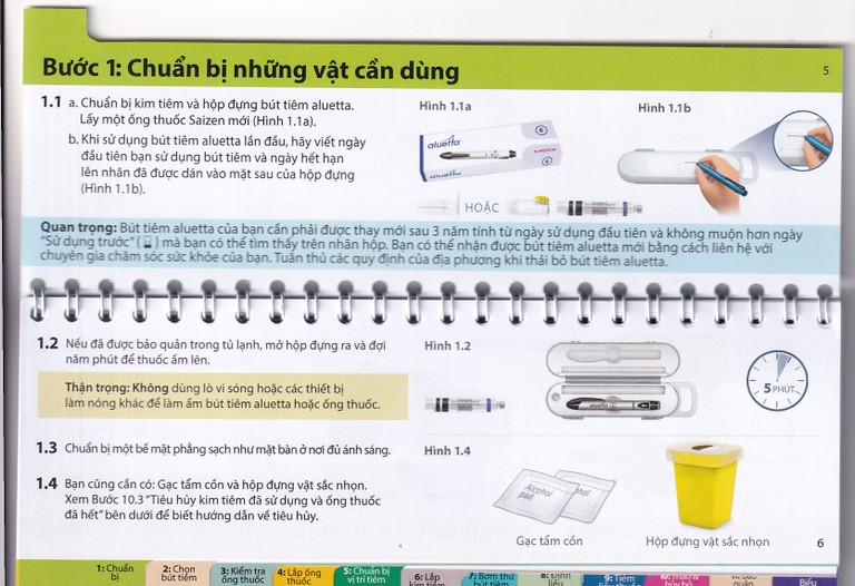 Bút tiêm aluetta Merck điều trị bệnh tiểu đường bằng insulin