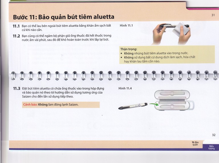 Bút tiêm aluetta Merck điều trị bệnh tiểu đường bằng insulin