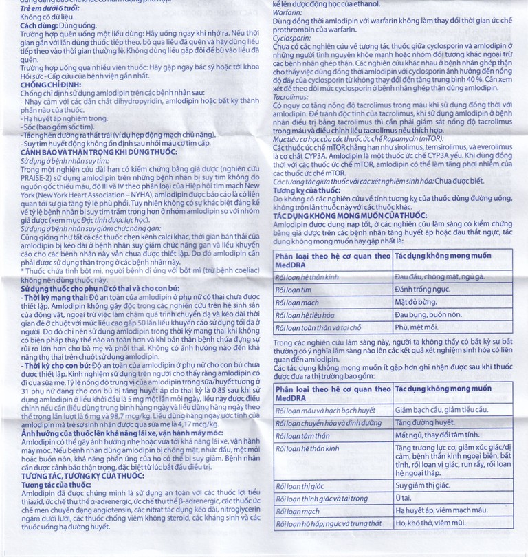 Thuốc Amlodipin 5mg Domesco điều trị tăng huyết áp, đau thắt ngực (3 vỉ x 10 viên)