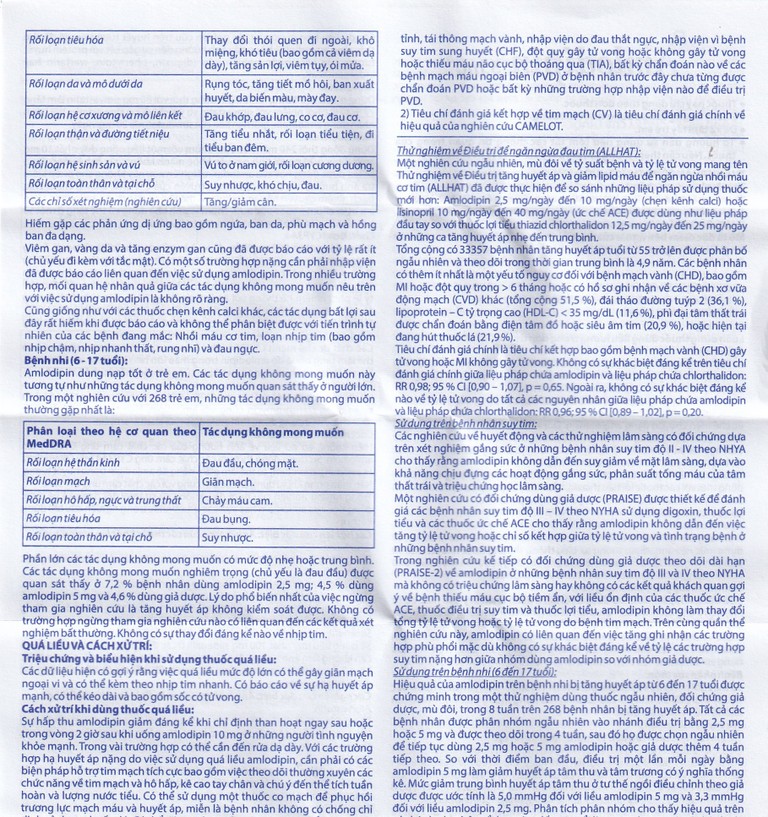 Thuốc Amlodipin 5mg Domesco điều trị tăng huyết áp, đau thắt ngực (3 vỉ x 10 viên)