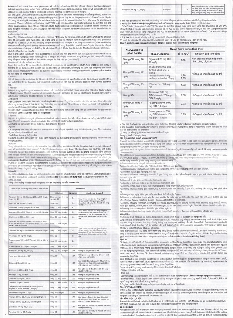 Thuốc Atorlip 10mg DHG điều trị tăng cholesterol toàn phần, tăng LDL-cholesterol (3 vỉ x 10 viên)