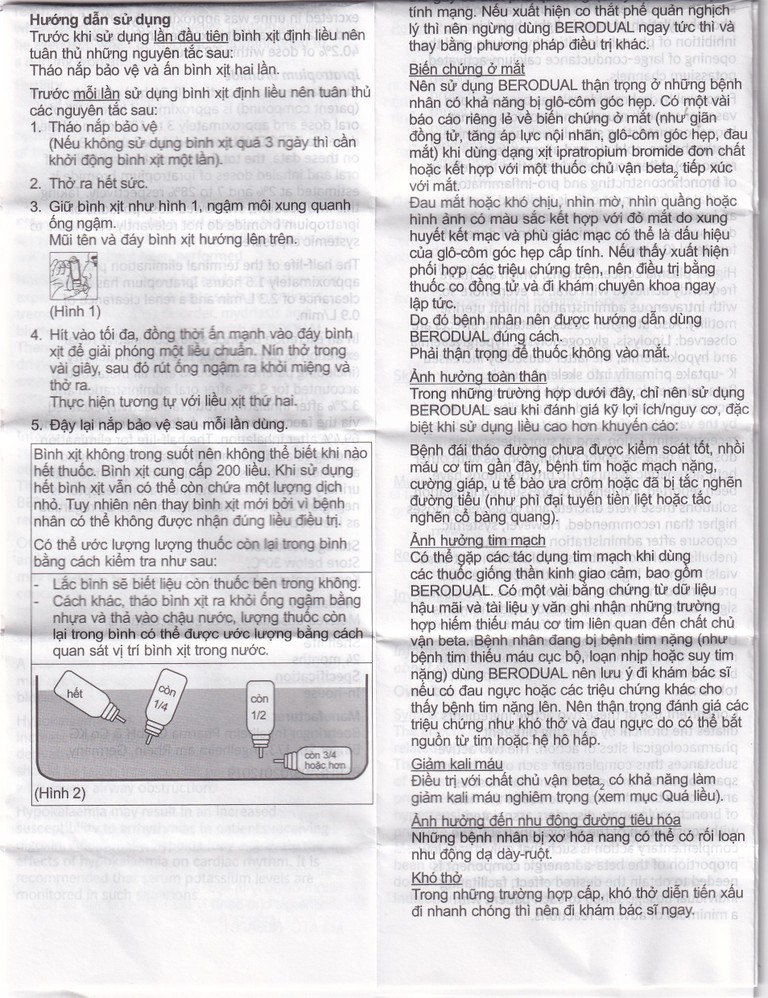 Dung dịch Berodual Boehringer hỗ trợ giãn phế quản (10ml)