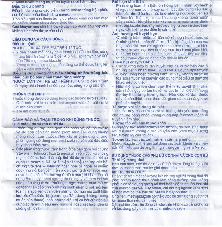 Thuốc Birodogyl 250mg Sanofi điều trị nhiễm trùng đường miệng cấp tính và mạn tính (1 vỉ x 10 viên)