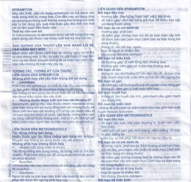 Thuốc Birodogyl 250mg Sanofi điều trị nhiễm trùng đường miệng cấp tính và mạn tính (1 vỉ x 10 viên)