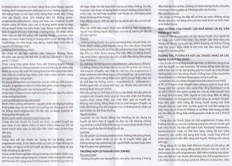 Thuốc Bivitanpo 100 BV điều trị tăng huyết áp mức độ nhẹ và vừa (3 vỉ x 10 viên)