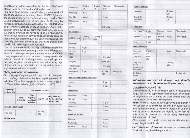 Thuốc Bivitanpo 100 BV điều trị tăng huyết áp mức độ nhẹ và vừa (3 vỉ x 10 viên)