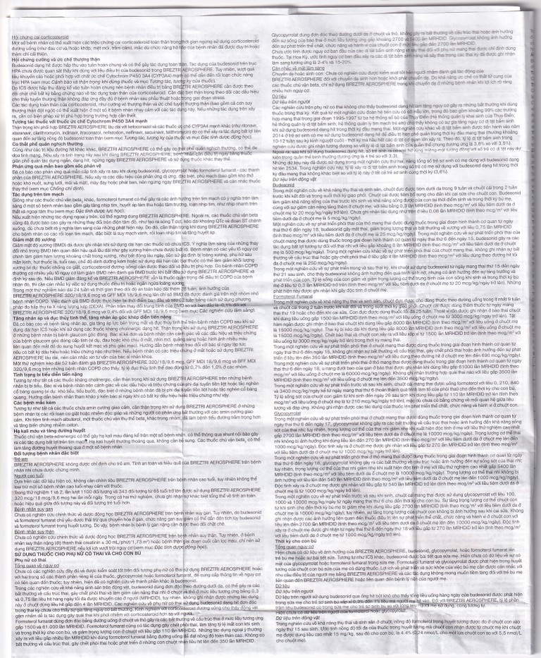 Thuốc hít Breztri 160/7.2/5mcg Astrazeneca giảm co thắt phế quản (120 liều)