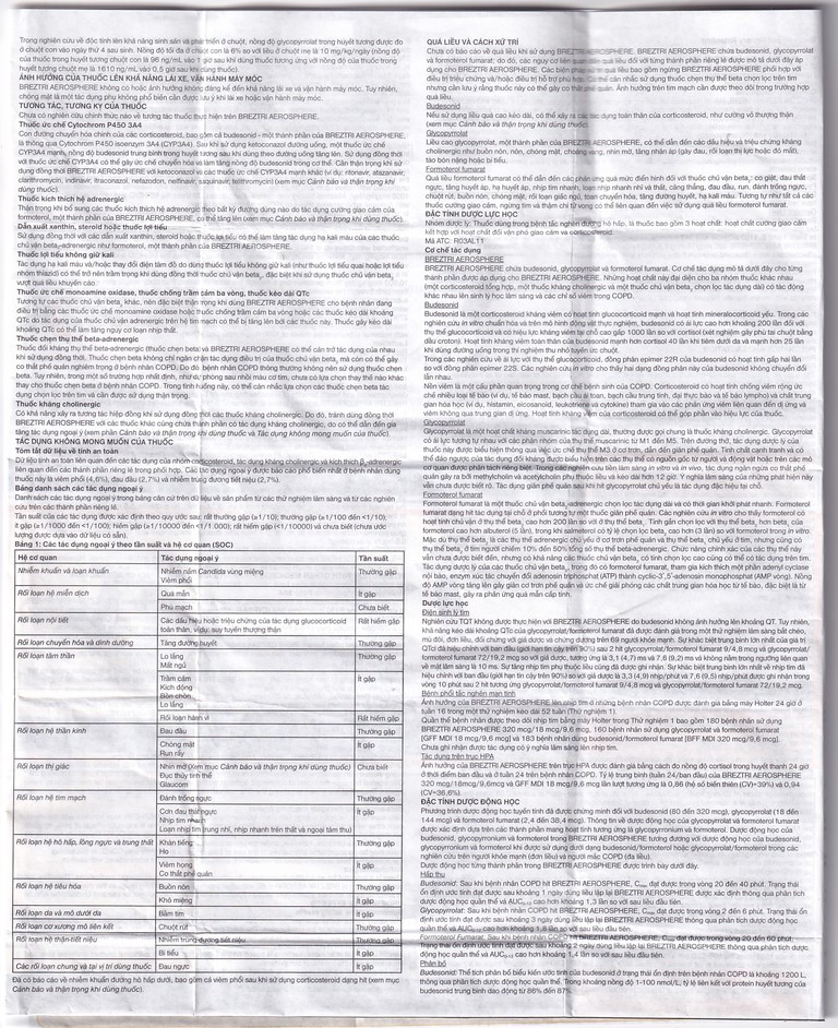 Thuốc hít Breztri 160/7.2/5mcg Astrazeneca giảm co thắt phế quản (120 liều)