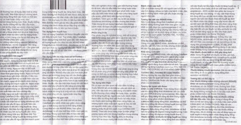 Thuốc Cataflam 25 Novartis điều trị đau sau chấn thương, viêm và sưng do bong gân (1 vỉ x 10 viên)