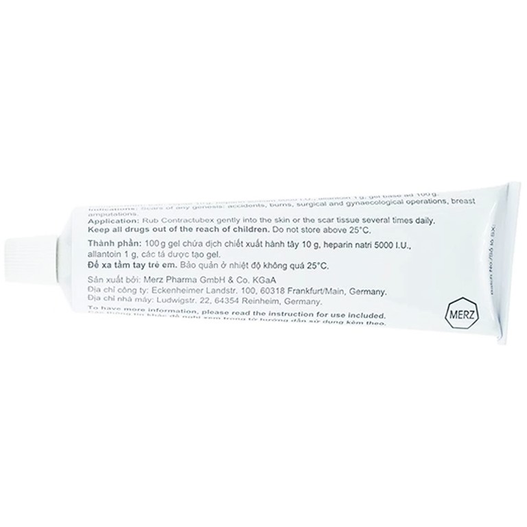 Gel Contractubex Merz điều trị sẹo lồi, sẹo phì đại (50g)