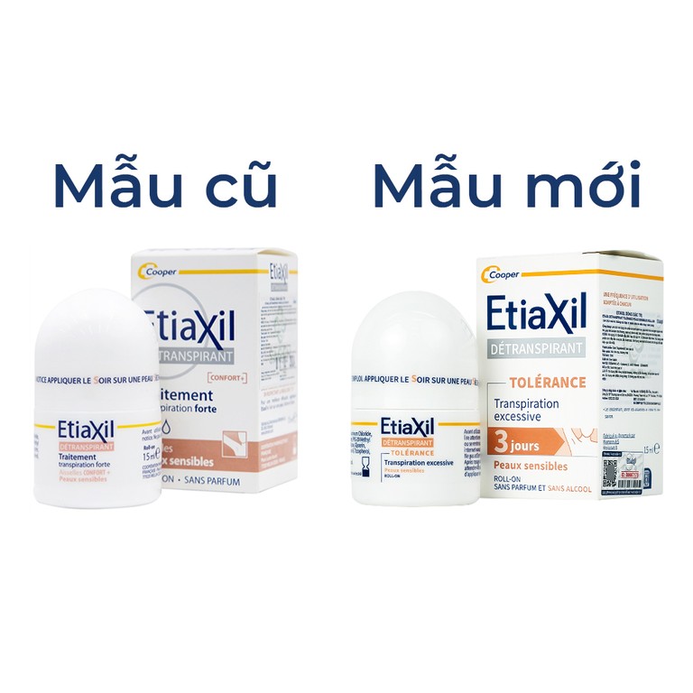 Lăn khử mùi Etiaxil Detranspirant Peaux Sensibles cho da siêu nhạy cảm (15ml)