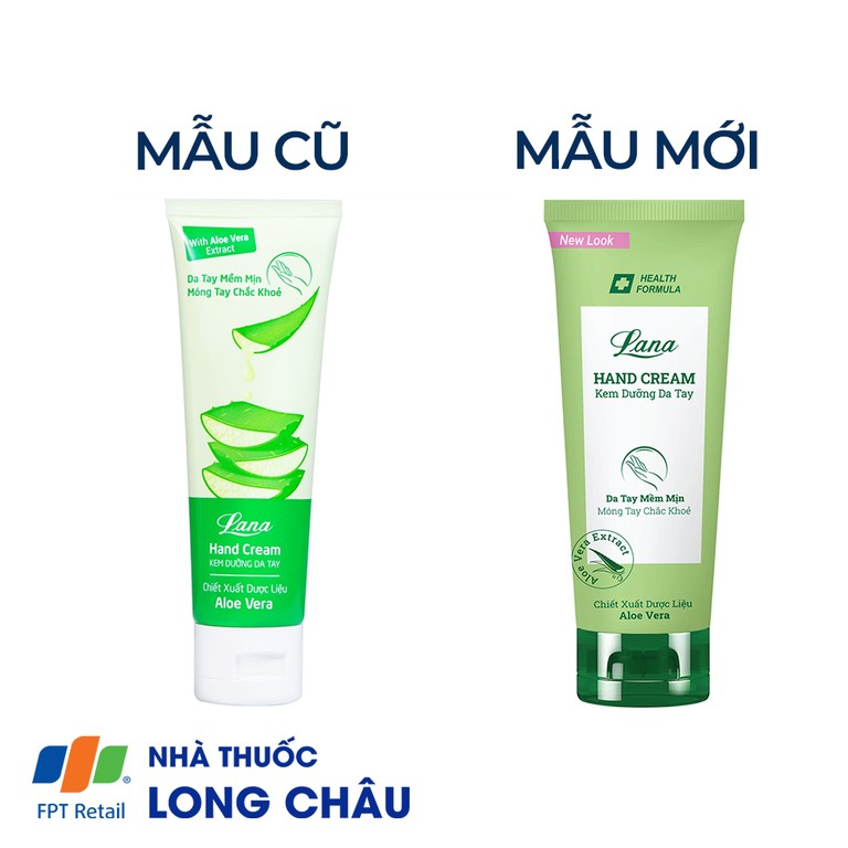 Kem bôi dưỡng da tay Lana giúp dưỡng ẩm, mềm mại (80g)