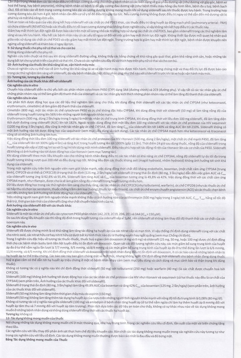 Thuốc Daygra 50 Abbott điều trị rối loạn cương dương (4 viên)