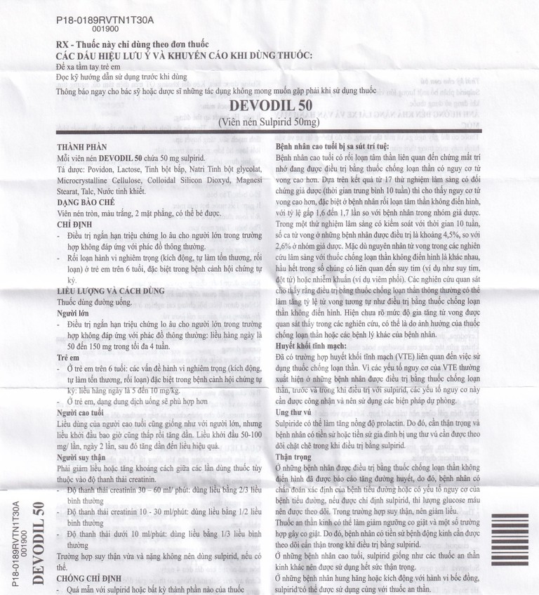 Thuốc Devodil Remedica điều trị ngắn hạn chứng lo âu, rối loạn hành vi nghiêm trọng (2 vỉ x 10 viên)
