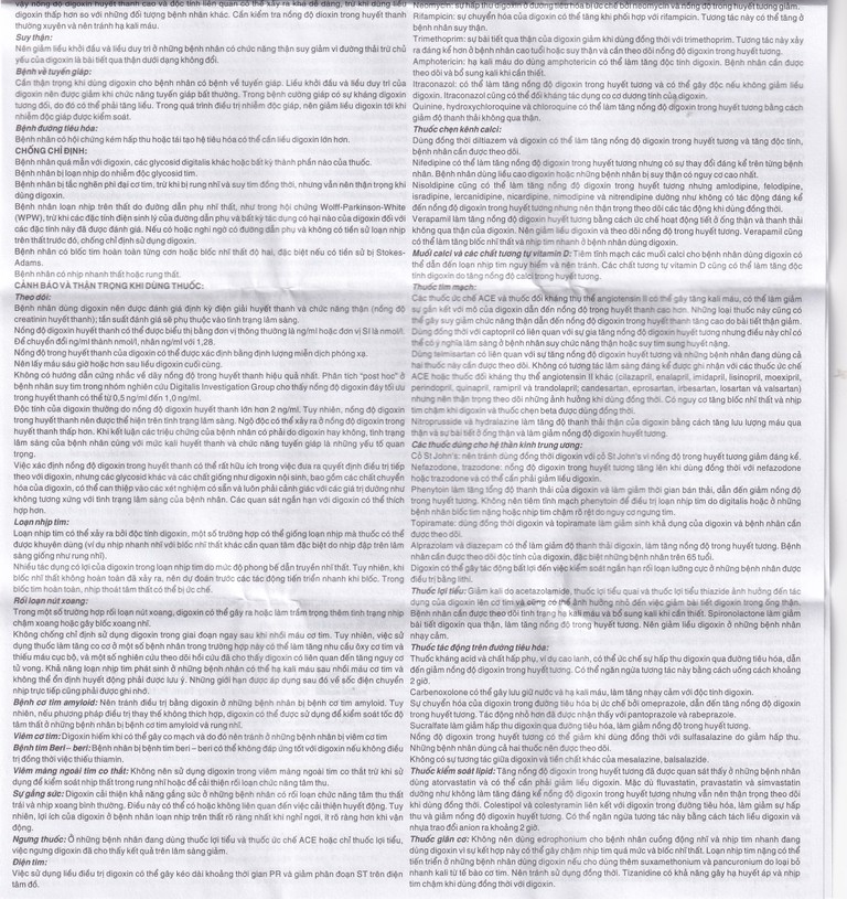 Thuốc DigoxineQualy Dược 3-2 điều trị suy tim sung huyết, rung nhỉ (1 vỉ x 30 viên)