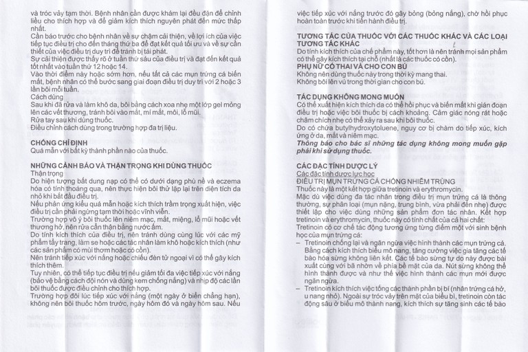 Gel bôi ngoài da Erylik điều trị tại chỗ mụn trứng cá mức độ trung bình (30g)