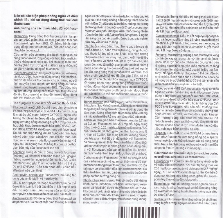 Thuốc Flucona-Denk 150mg điều trị nhiễm nấm candida ở người lớn (1 viên)
