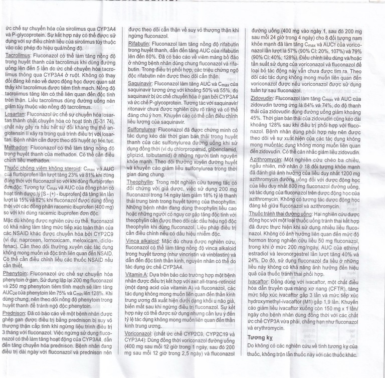 Thuốc Flucona-Denk 150mg điều trị nhiễm nấm candida ở người lớn (1 viên)