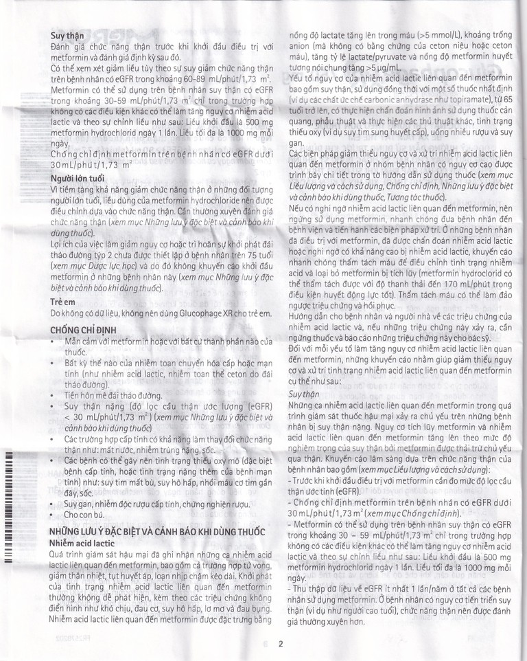 Thuốc Glucophage XR 750mg Merck điều trị tiểu đường típ 2 (2 vỉ x 15 viên)