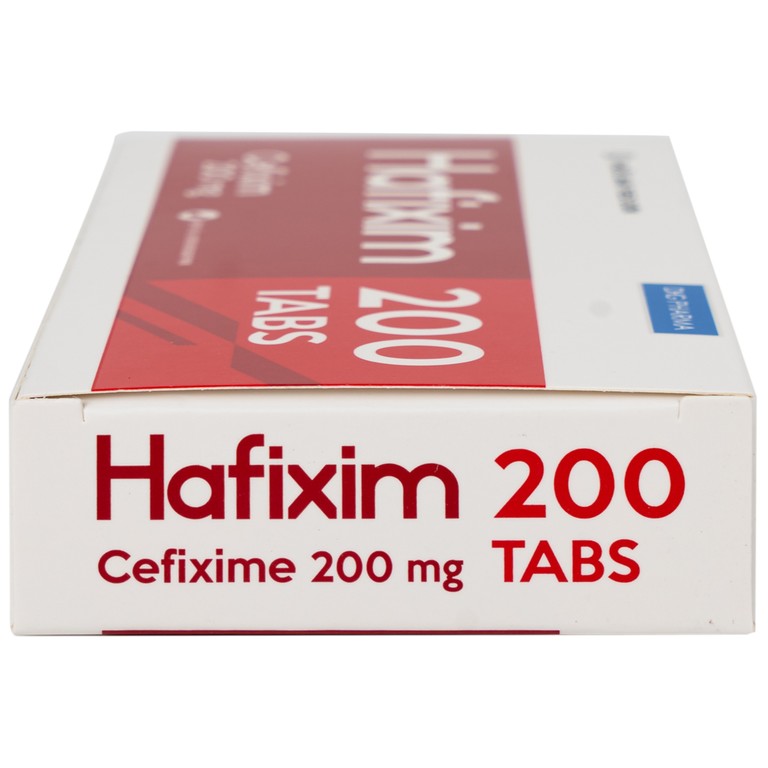 Thuốc Hafixim 200 Tabs DHG Pharma điều trị các trường hợp nhiễm khuẩn (3 vỉ x 10 viên)
