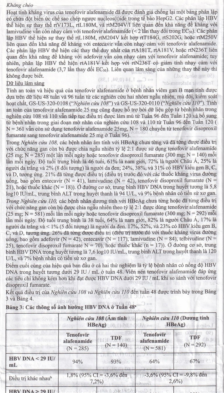 Thuốc Hepbest 25mg điều trị nhiễm virus viêm gan B mạn tính (30 viên)