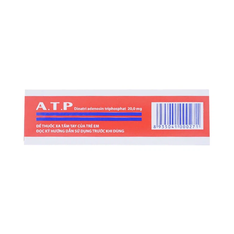 Thuốc  A.T.P 20mg Mediplantex điều trị suy tim, hoạt động cơ kém, bệnh lý dạ dày (10 vỉ x 10 viên)
