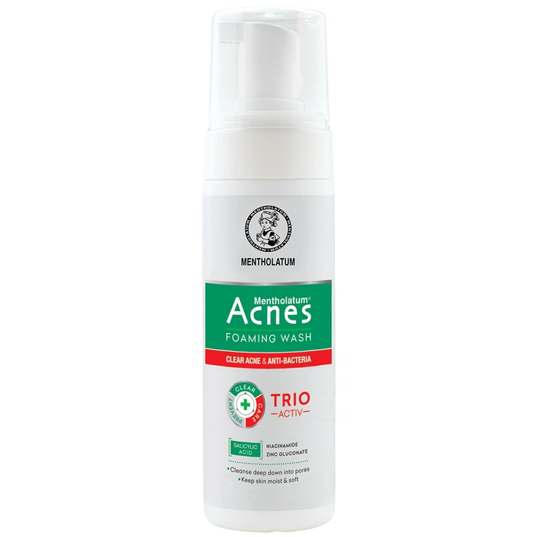 Dung dịch tạo bọt ngăn ngừa mụn Acnes Foaming Wash Rohto sạch khuẩn (150ml)