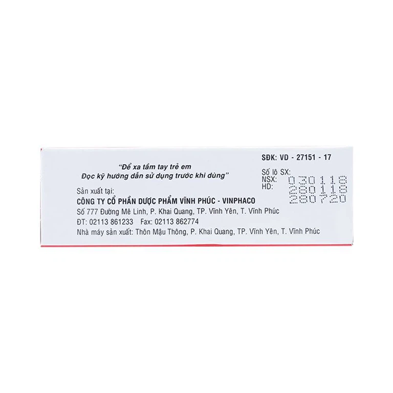 Dung dịch tiêm Adrenalin 1mg/1ml hồi sức tim phổi, cấp cứu choáng phản vệ (2 vỉ x 5 ống)