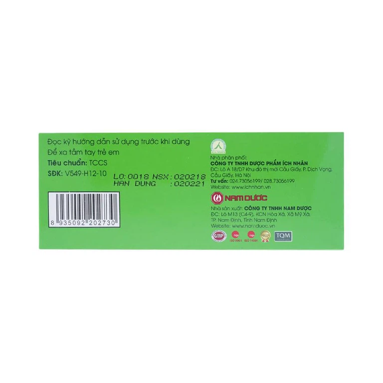 Thuốc An Thảo Nam Dược hỗ trợ điều trị hôi miệng, loét miệng (5 vỉ x 10 viên)