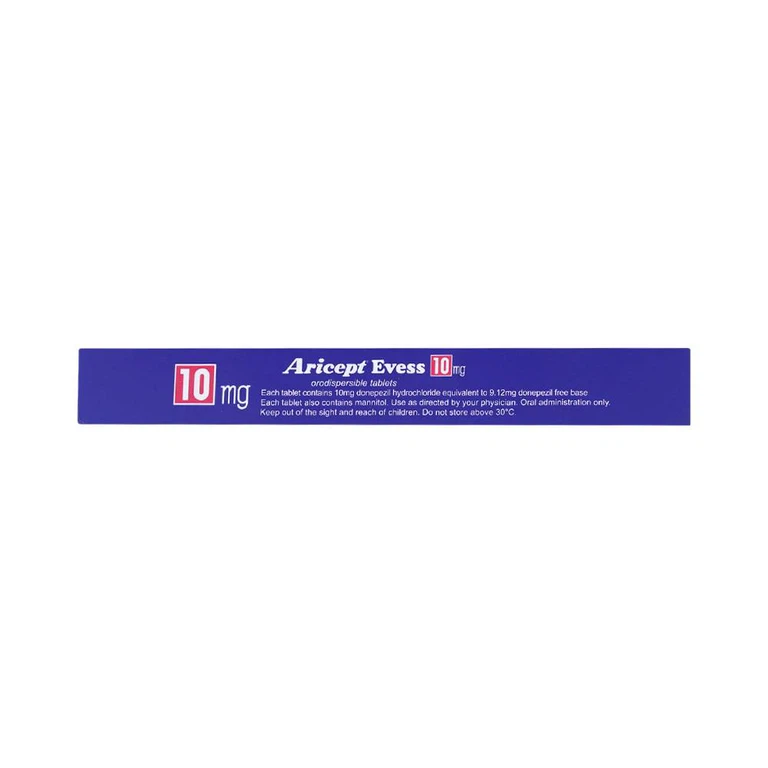 Thuốc Aricept Evess 10mg Eisai điều trị triệu chứng bệnh azheimer (2 vỉ x 14 viên)